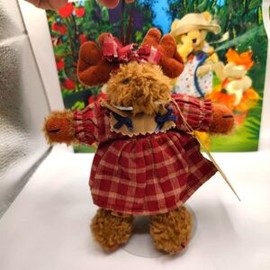 💥3/$20 Boyds Bears Plush Ornament Mocha Mooseby 20th Anniversary!